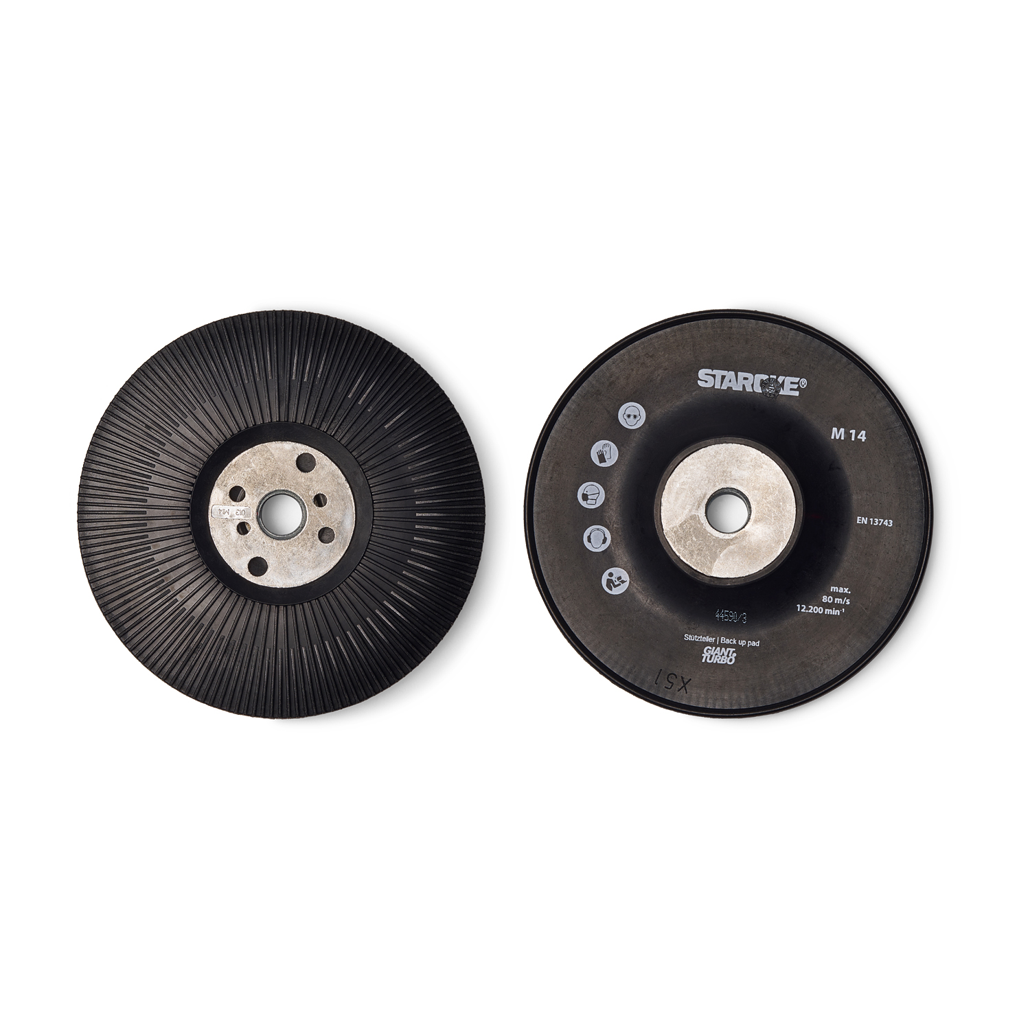 Stützteller für Fiberscheibe GIANT TURBO | 115mm Stützteller für Fiberscheibe GIANT TURBO | 115mm