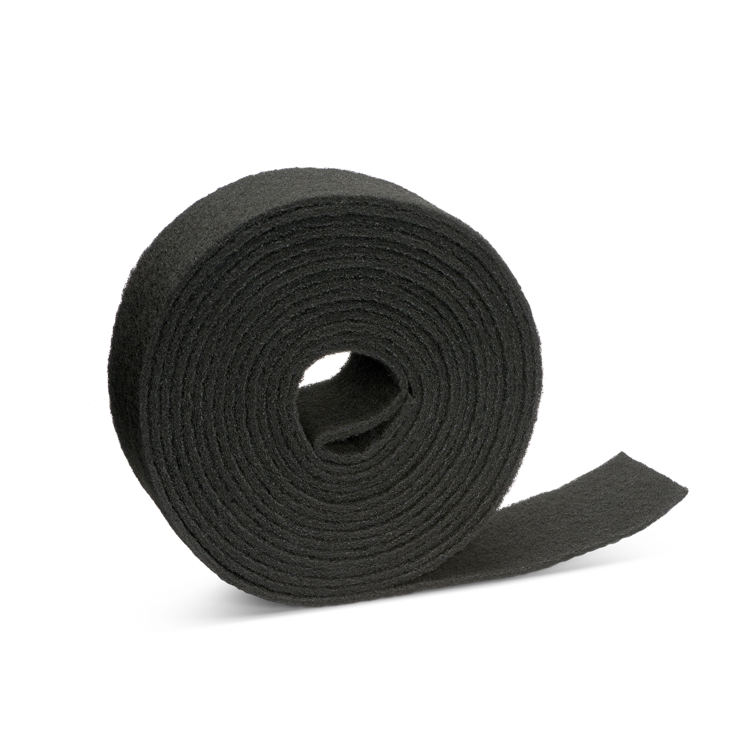 Dunkle Bandrolle leicht abgerollt