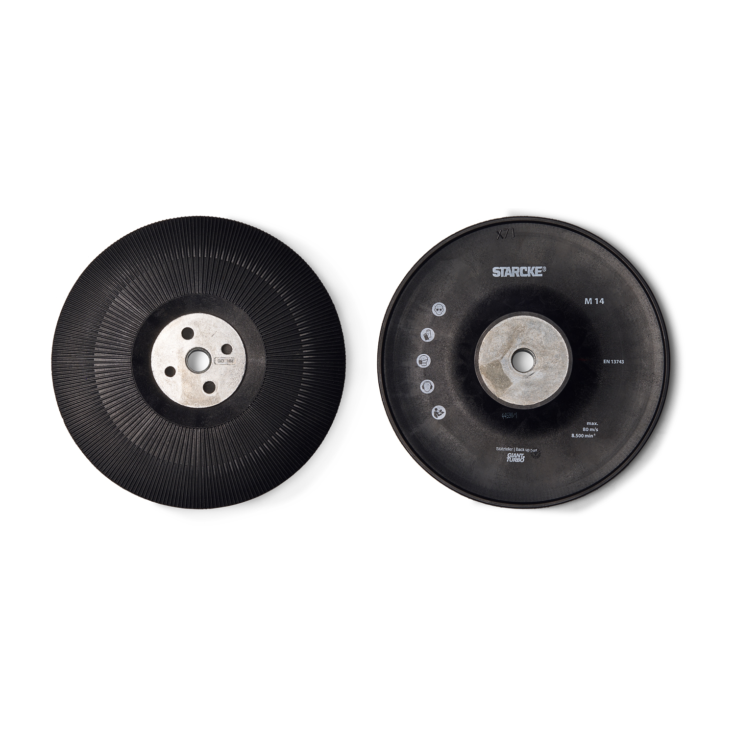 Stützteller für Fiberscheibe GIANT TURBO | 180 mm Stützteller für Fiberscheibe GIANT TURBO | 180 mm